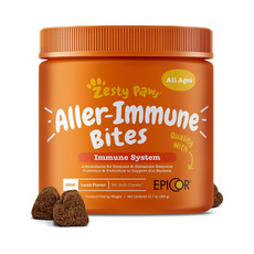 Allergy Immune Supplement for Dogs - With Omega 3 Wild Alaskan Salmon