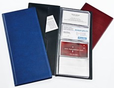 Bantex Business Card Holder - Standard Range - 96 Card Capacity - Black