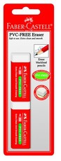 2 IN A PACK PVC-FREE ERASER FABER-CASTELL