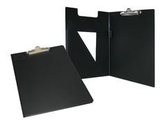 Bantex A4 PVC Folding Clipboard - Black