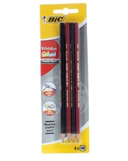 BIC Evolution School HB Pencils (Blister of 4)