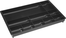 Bantex Desk Drawer Organiser - Black (10 Compartment)