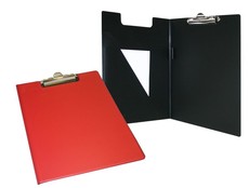 Bantex A4 PVC Folding Clipboard - Red