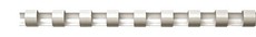 Fellowes 8mm 21 Loop Plastic Binding Combs - White (Pack of 100)