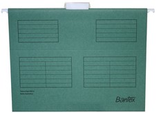 Bantex Suspension File A4 Retail Pack - Dark Green (Pack of 10)