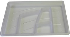 Bantex Organiser Tray - Clear (6 Compartments)