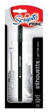 Scripto Prime "Silhouette" Gel Pen 0.5mm Black Ink