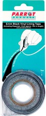 Parrot Products Vinyl Lining Tape (10 Meters, 6mm, Black)