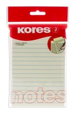 Kores Lined Notes 150x100mm 100 Sheets