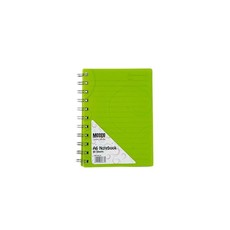 Meeco Creative Collection A6 80 Ruled Sheets Spiral Bound Notebook - Green