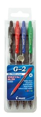 Pilot Frixion Ball Erasable Medium Rollerball Pens - Wallet of 4 Basic Colours
