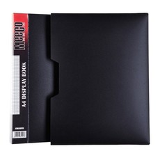 Meeco Executive A4 Display Book 100 Pockets - Black