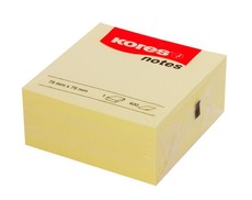 Kores Notes CUBO 75x75mm 400 Sheets - Yellow