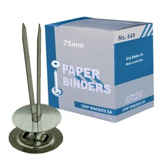 75mm Paper Binder - Box of 100