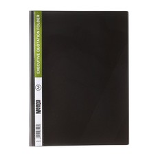 Meeco A4 Executive Quotation Folder - Black