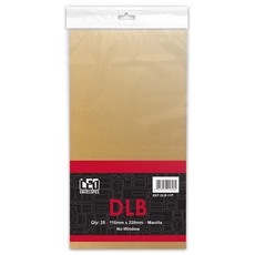 DLB Manilla Self Seal Retail Packs 25's Envelopes