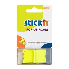 Pop-Up Flags Neon Lemon 45x25mm