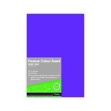 Treeline: A4 Deep Tint 160gsm Project Board - Purple - Pack of 100