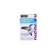 Meeco 54x86mm 150m Laminating Pouch - 100pcs/Pk
