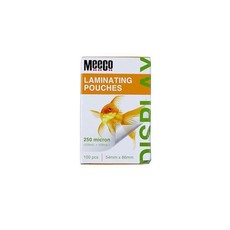 Meeco 54x86mm 250m Laminating Pouch - 100pcs/Pk