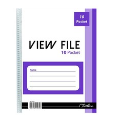 10 Pocket View File