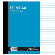 A4 - Duplicate Feint Pen Carbon 100's