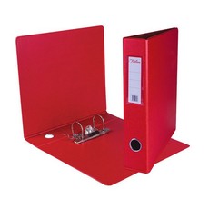 A4 Red Mini Lever Arch File PVC