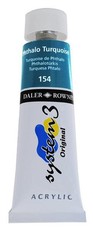 Daler Rowney: System3 75ml - Phthalo Turquois