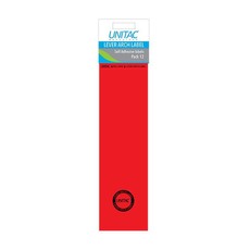 Unitac: Lever Arch Labels - Red