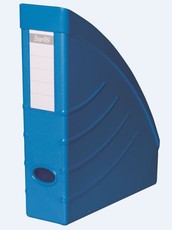 Bantex Optima Magazine Filing Box - Cobalt Blue