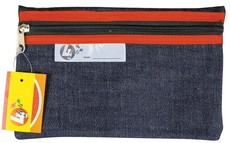 4Kids - School Pencil Bag Denim - 22cm (Red)