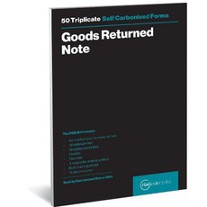 RBE: Triplicate Book Goods Returned Note - A5