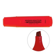 Collosso Highlighters Chisel Tip - Red
