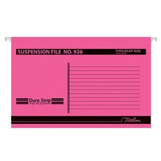 Treeline Pink Foolscap Suspension File Dura Strip 926