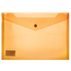 A4 Orange PVC Carry Folder with Stud