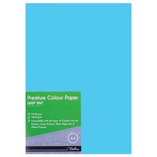 Treeline Turquoise A4 Premium Deep Tint - 80gsm Paper (100 Sheets)