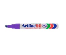 Artline EK90 Permanent Marker Chisel - Violet (Single)