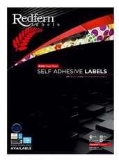 Redfern 6UP 99mm x 93.1mm A4 Self Adhesive Labels - 25 Sheets