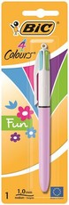BIC: 4 Colours Fun Ball Pen - Blister 1