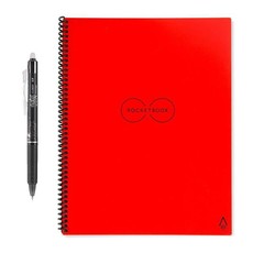 A4 Rocketbook Everlast Endlessly Reusable Smart Notebook Red