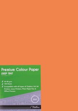 Treeline Saffron A4 Premium Deep Tint - 80gsm Paper (100 Sheets)