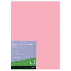 Treeline Pink A4 Pastel 160gsm Project Board - 100's