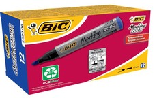 BIC 2000 Permanent Marker Bullet Point - Blue (Box of 12)