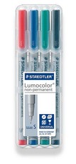 Staedtler Lumocolor 4 Non-Permanent Superfine Markers