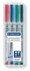 Staedtler Lumocolor 4 Non-Permanent Medium Markers