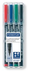 Staedtler Lumocolor 4 Permanent Superfine Markers