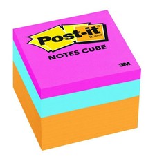3M Post-it Notes - Pink Wave - 400 Sheets per cube