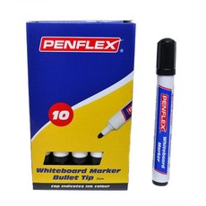 Penflex WB15 Whiteboard Markers Box-10 Black