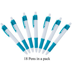 18 Strike Pens in a Pack. with Black German Ink - Blue