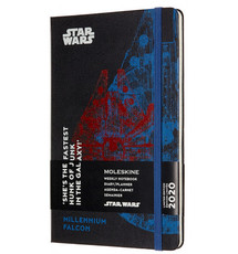 Moleskine 2020 Star Wars Weekly Planner, 12m, Large, Falcon, Hard Cover (5 X 8.25)